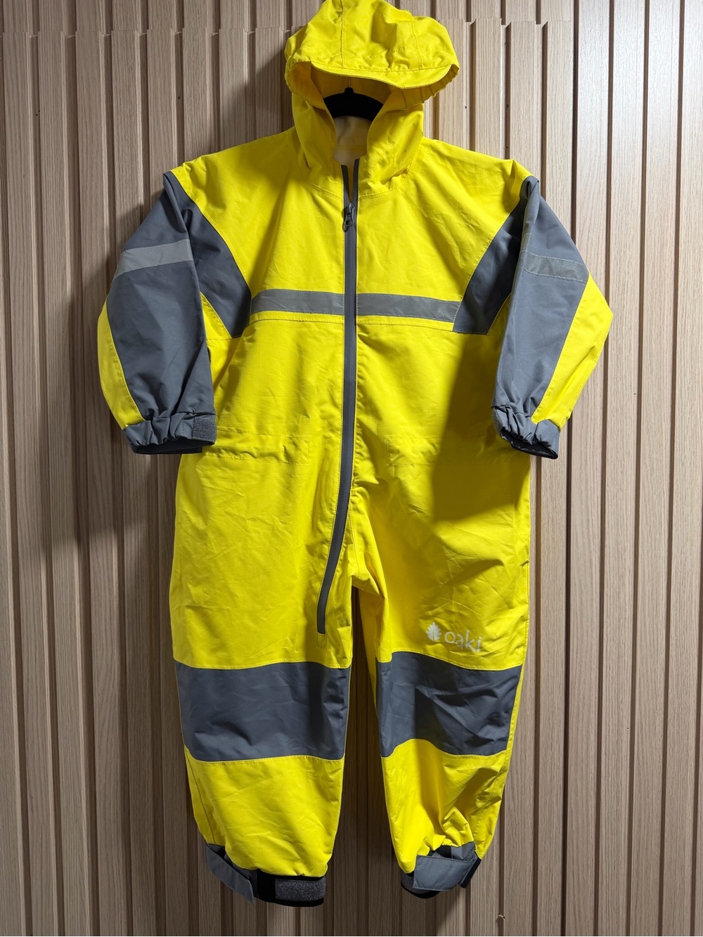 OAKI rain trail suit Sundance Yellow size 4